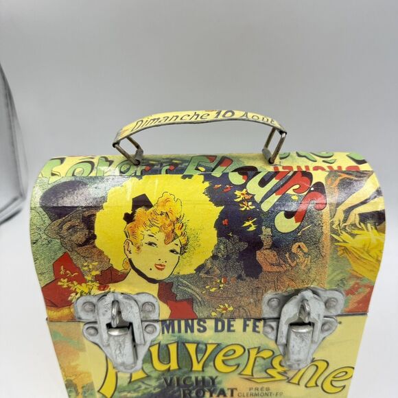 Vintage Galvanized Tin Storage Lunch Box by The MacBeth Collection - Picture 6 of 17